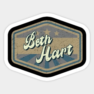 vintage Beth Hart Sticker